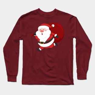 Cute santa claus for christmas day Long Sleeve T-Shirt